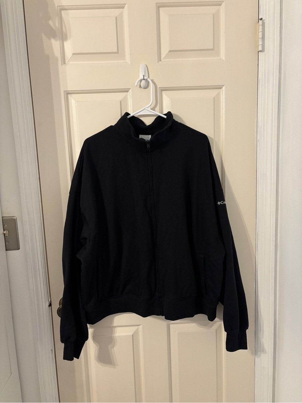 Columbia Women's Black Full-Zip Bomber Jacket